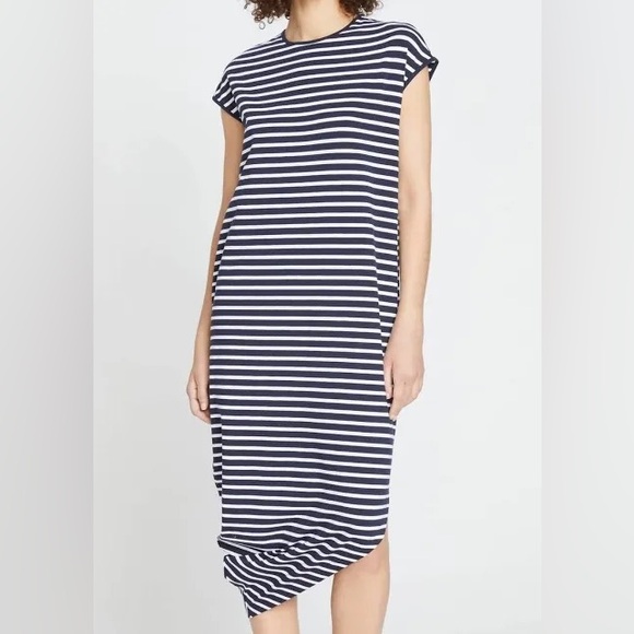 Universal Standard Dresses & Skirts - NWT Universal Standard Geneva Navy Striped Midi Dress XS